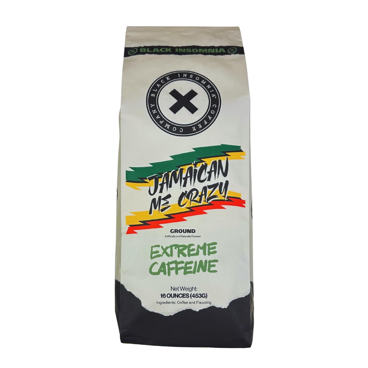 Jamaican Me Crazy Flavored Ground Coffee - Black Insomnia Coffee
