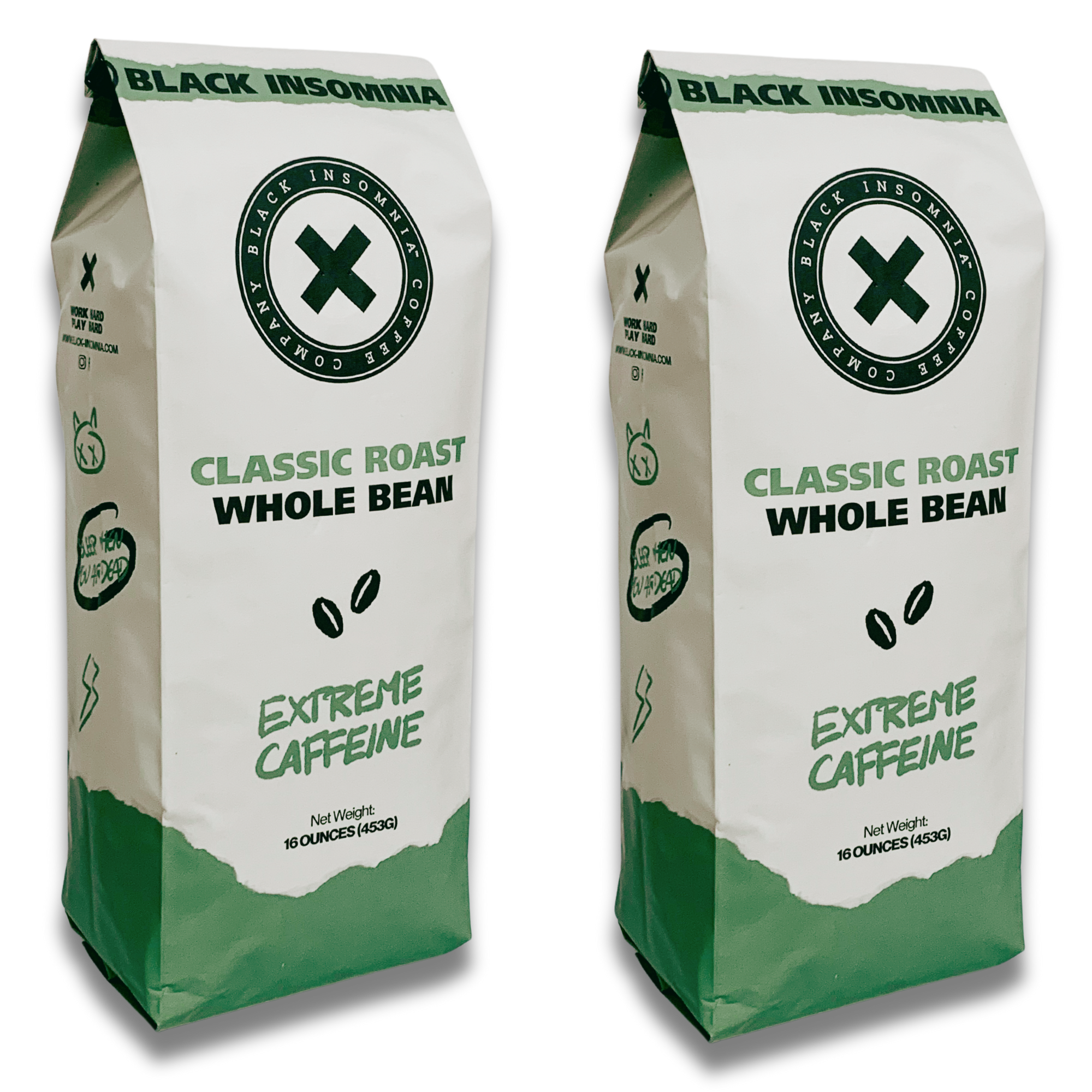 Black Insomnia Coffee | The Strongest Caffeinated Whole Bean Coffee
