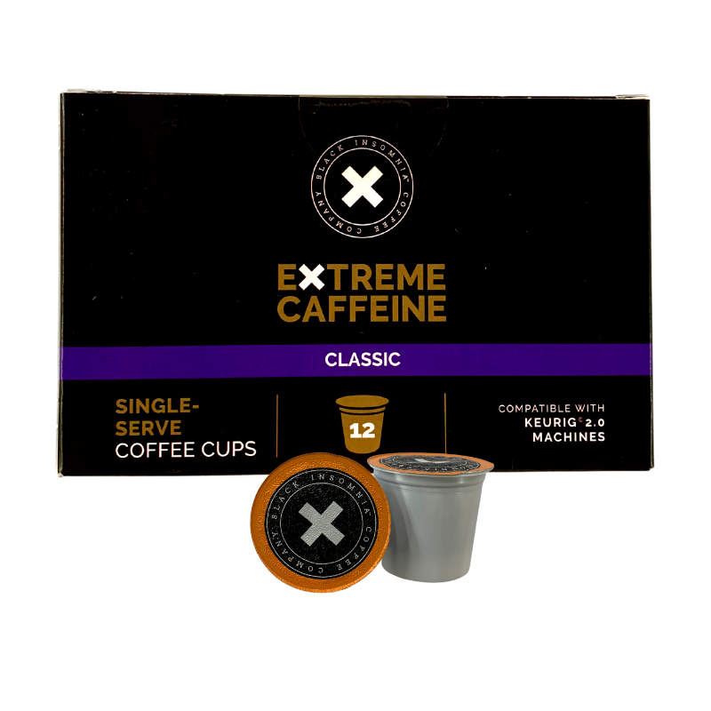 black insomnia coffee single serve k cups